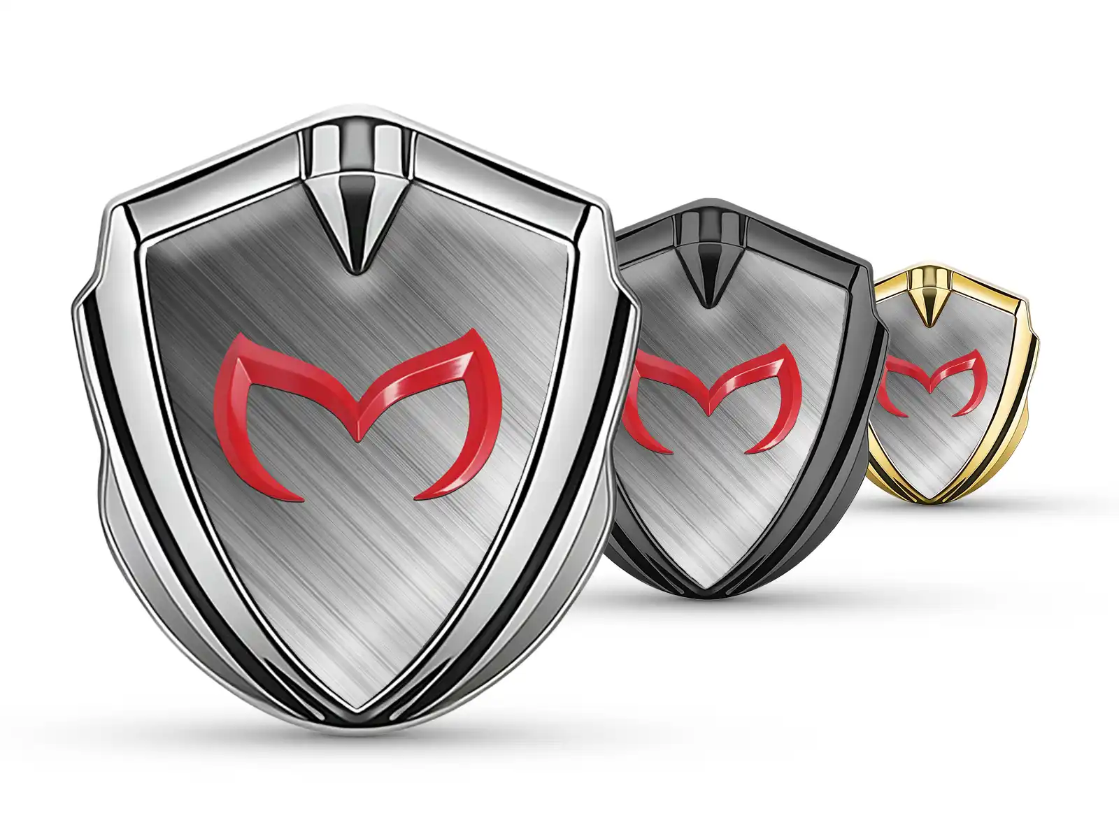 Mazda Auto Car Badge Racing Look Glossy Finish